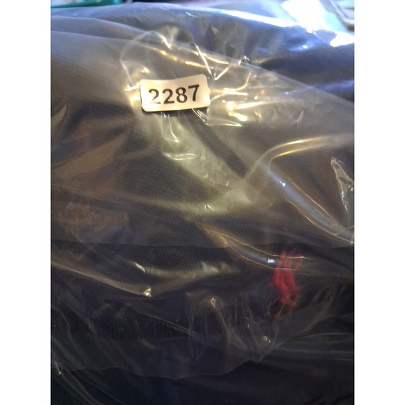 Polo Ralph Lauren Shirt Men Large NavyBlue Short Sleeve 2 Button Classicore - Picture 6 of 6